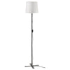 BARLAST Floor lamp, black/white, 59 "