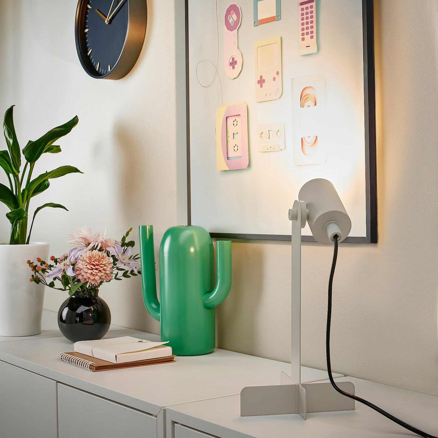 FLOTTILJ Desk lamp, beige