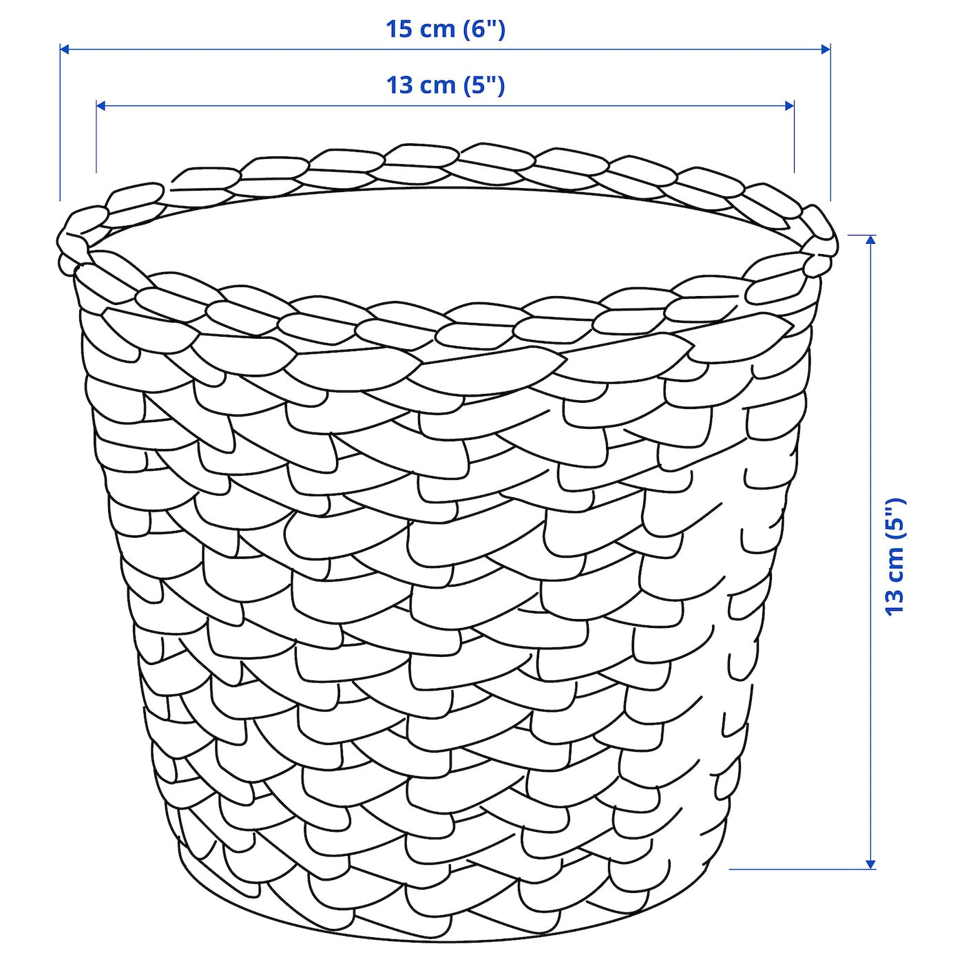 FRIDFULL Plant pot, water hyacinth, 4 ¾ "